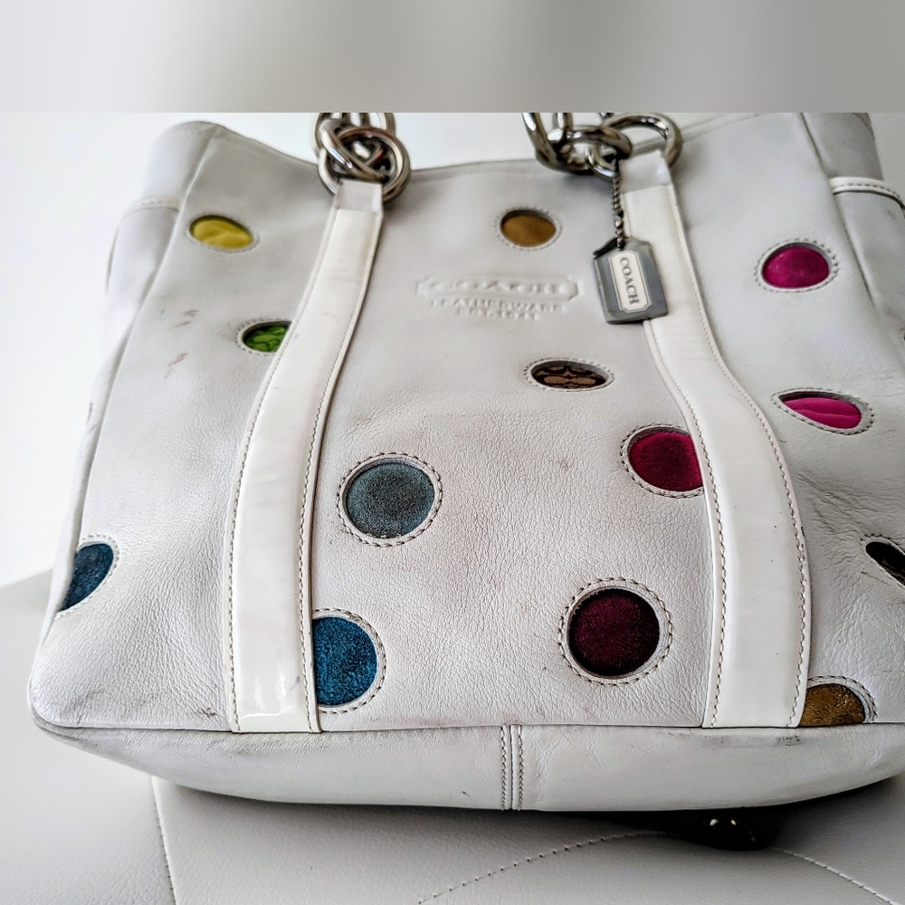 ~~COACH🤍PolkaDot Bag~~ - Picture 6 of 10